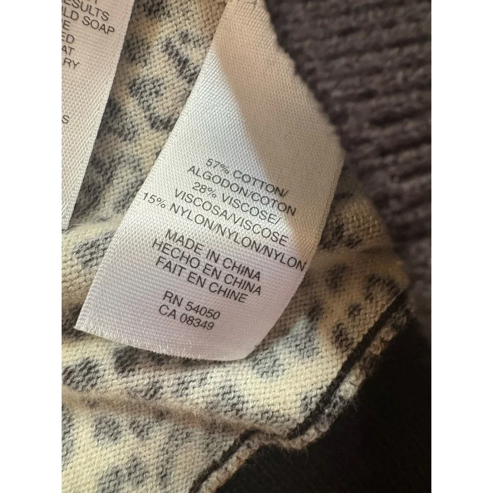 2 Piece Jones New‎ York Leopard Print Cardigan (Sz 3X) And Tank Top (Sz 2X) - Picture 15 of 15